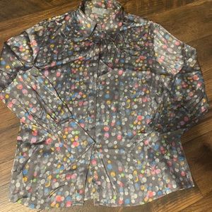 Ladies long sleeve blouse by August Silk Logic